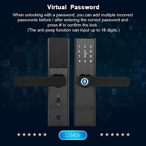 WiFi Touchscreen Smart Lock with Fingerprint & IC Card