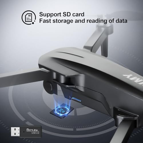 NMY N100 GPS Drone: 4K Camera, 50mins Flight