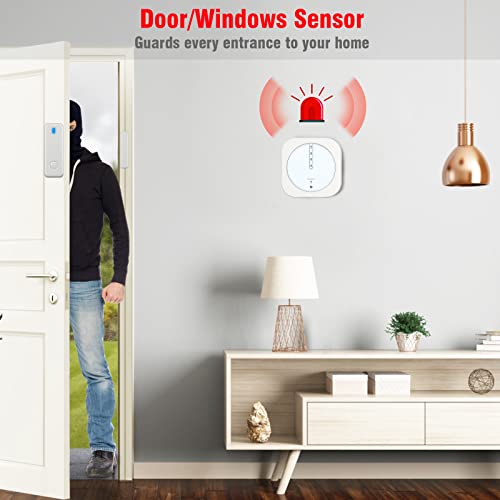 YISEELE WiFi Alarm System: 9-Piece Wireless Home Security
