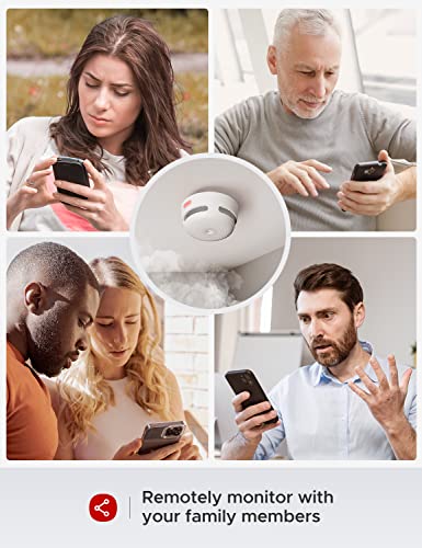 X-Sense Wi-Fi Smoke Alarm with Wireless Interconnection