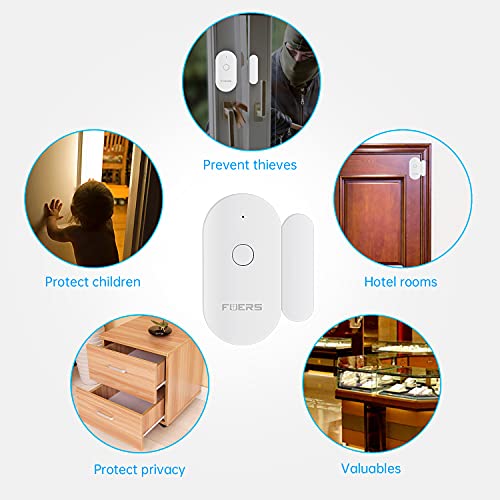 Wireless Smart Door Window Alarm - 2 Pack