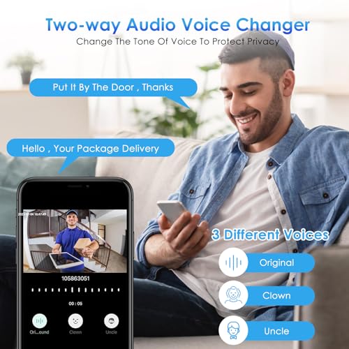 Wireless Video Doorbell Camera with Chime & Alexa