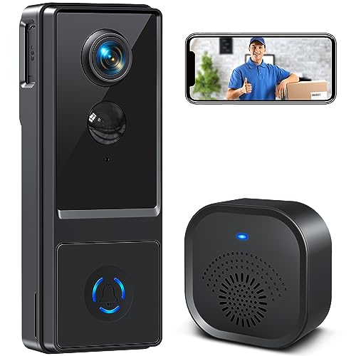 Smart Wireless Video Doorbell Camera with Two-Way Audio