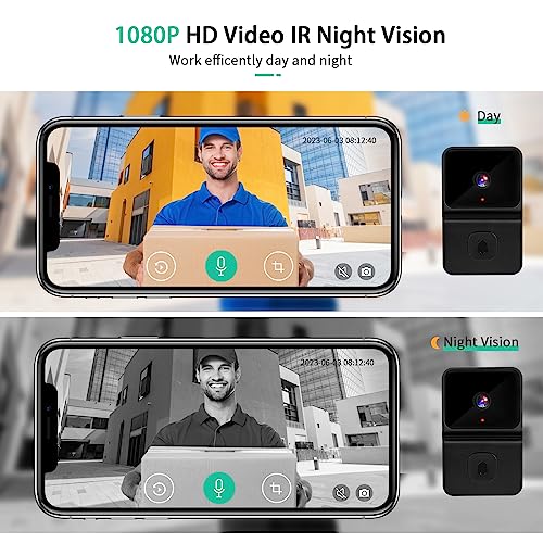Wireless Video Doorbell with Two-Way Audio & HD Night Vision