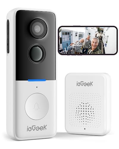 Wireless Video Doorbell with Chime - 1080P HD
