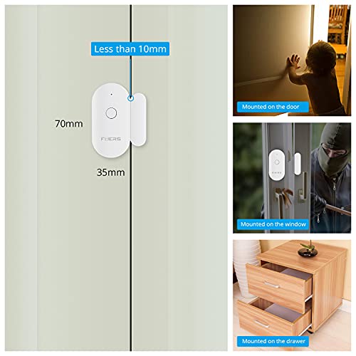 Wireless Smart Door Window Alarm - 2 Pack