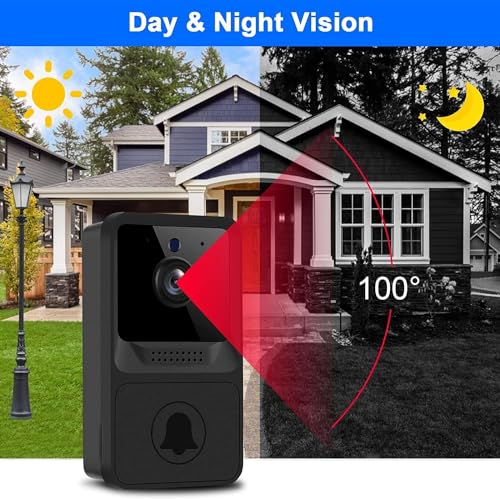 Wireless Video Doorbell Camera - Smart Security with Chime
