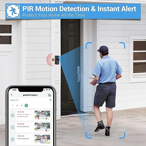 Smart Wireless Video Doorbell Camera with Two-Way Audio