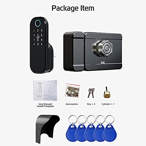 Smart Lock: Rainproof, Fingerprint & WiFi - Alexa/Google Support