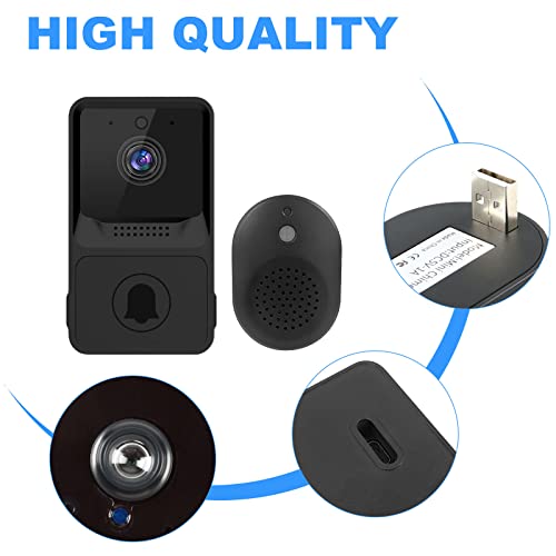 Wireless Doorbell Camera, Smart Wifi Video Door Bell