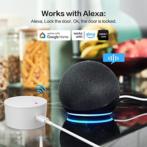 Smart Deadbolt WiFi: Keyless Entry Door with Bluetooth, Alexa & Google