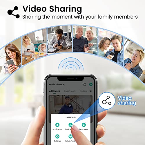2K HD WiFi Video Doorbell Camera