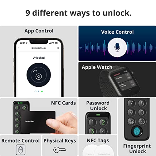 SwitchBot Smart Lock, Keyless Entry for Front Door