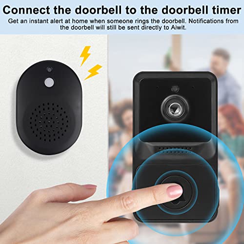 Wireless Video Doorbell: 1080P Smart Security Camera