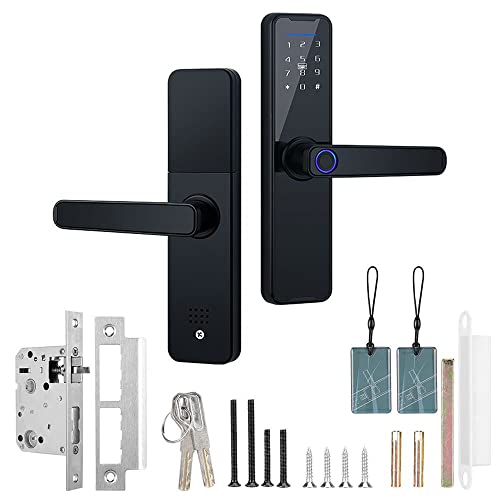 Smart Fingerprint Door Lock with Keypad, Handle