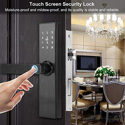 WiFi Touchscreen Smart Lock with Fingerprint & IC Card