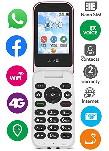 DORO 7030 Rouge/Blanc - Simplified Gadgets
