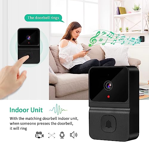 Wireless Video Doorbell with Two-Way Audio & HD Night Vision