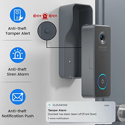 2K HD WiFi Video Doorbell Camera