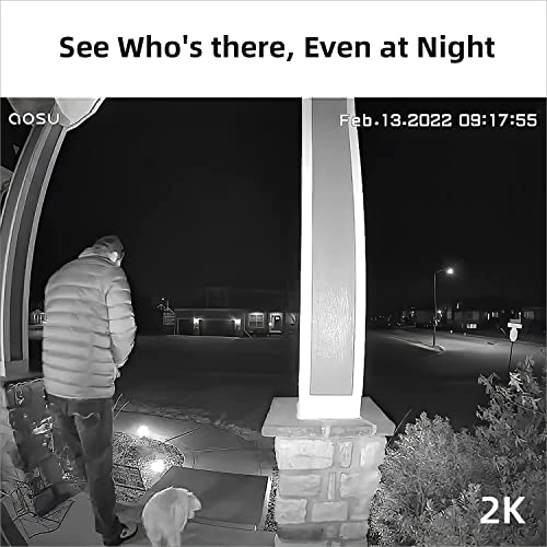 Wireless Doorbell Camera: HD Video, Alexa Compatible
