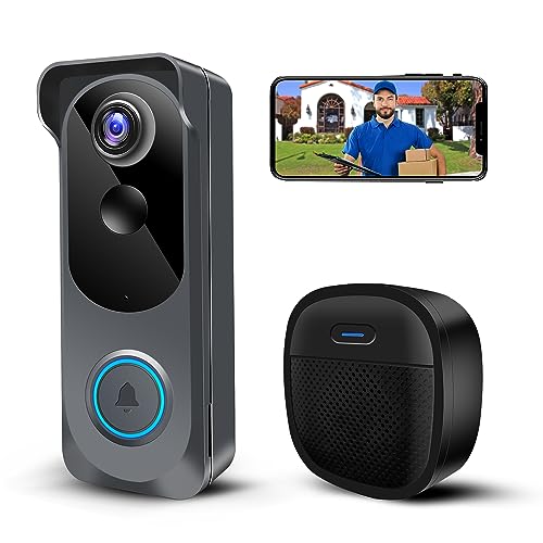 Smart Wireless Video Doorbell Camera with Chime