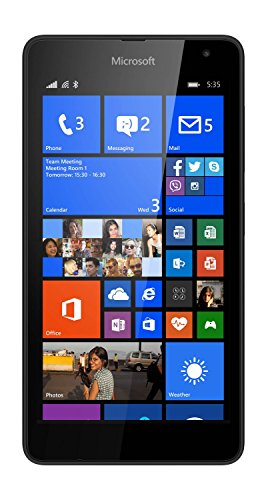Microsoft Lumia 535 - SIM-Free Smartphone (Black)