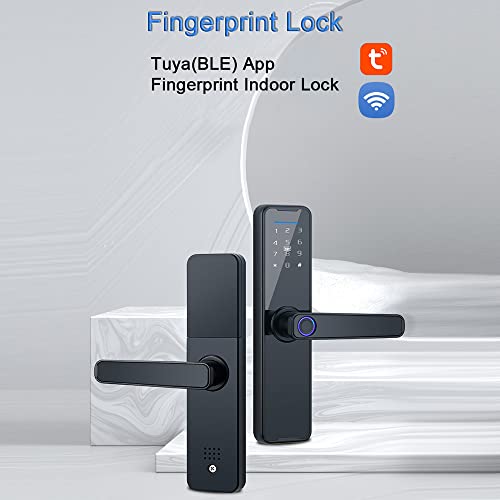 Smart Fingerprint Door Lock with Keypad, Handle