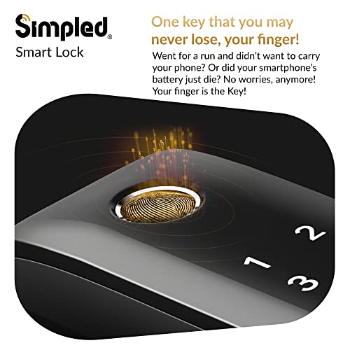 SlimSeries Smart Entry Door Lock with Fingerprint & Bluetooth Access