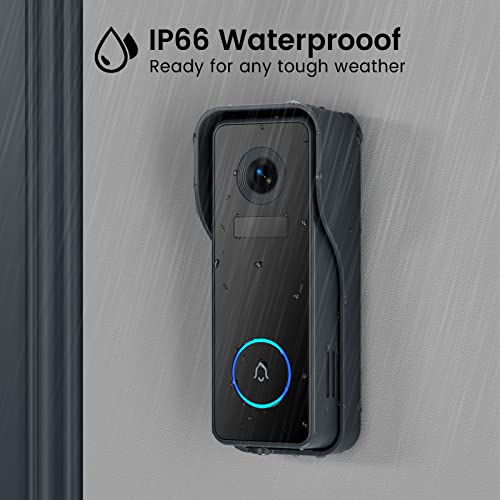 2K HD WiFi Video Doorbell Camera
