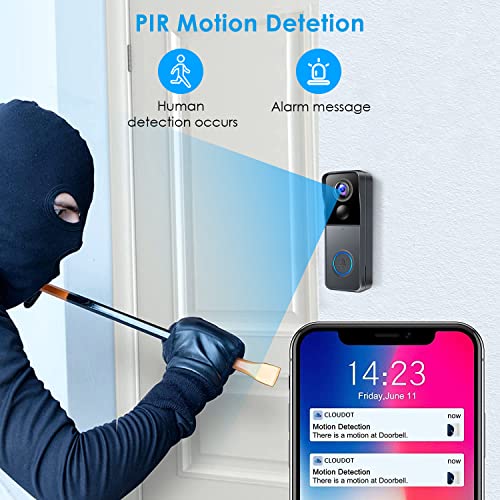 Wireless HD Smart Video Doorbell Camera