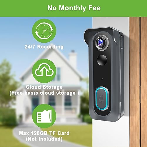 Wireless Video Doorbell Camera with Voice Changer