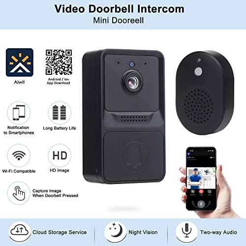 Wireless Video Doorbell: 1080P Smart Security Camera