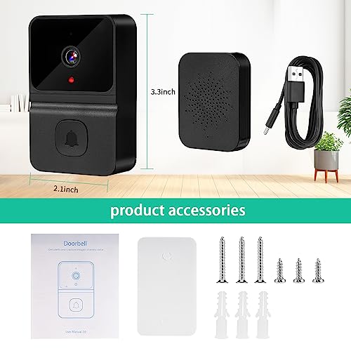 Wireless Video Doorbell with Two-Way Audio & HD Night Vision