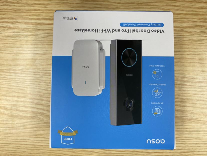 Wireless Doorbell Camera: HD Video, Alexa Compatible