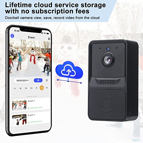Wireless Video Doorbell: 1080P Smart Security Camera
