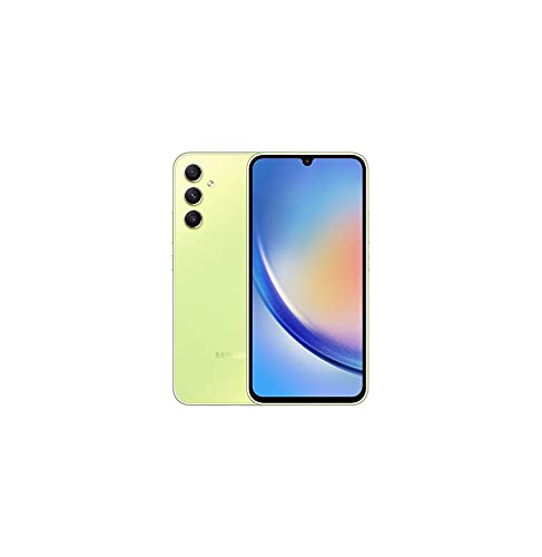 SAMSUNG Galaxy A34 256GB 5G Mobile Phone - Lively Lime