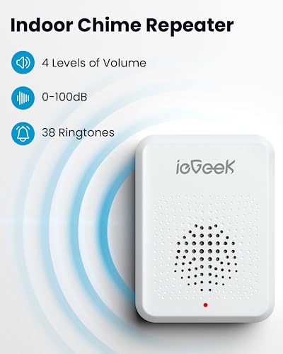Wireless Video Doorbell with Chime - 1080P HD