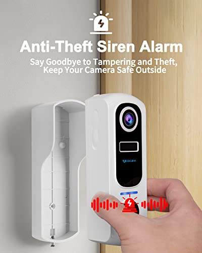 Wireless Video Doorbell with Alexa, Motion Detection