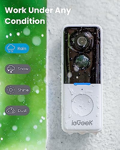 Wireless Video Doorbell with Chime - 1080P HD