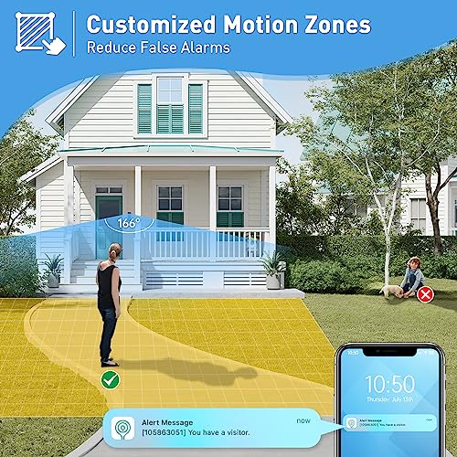 Wireless Doorbell Camera: HD Video, Motion Detection, Audio
