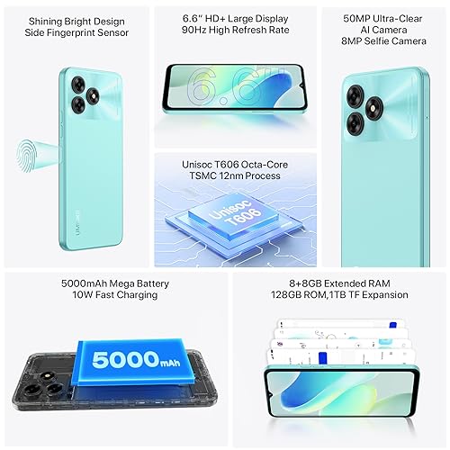 UMIDIGI G5 6.6-Inch Android Smartphone, 16GB+128GB, 50MP Camera