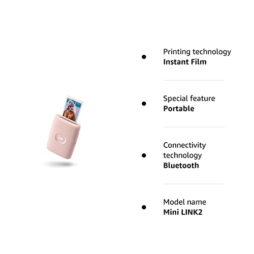 Soft Pink instax Mini Link 2 Smartphone Printer