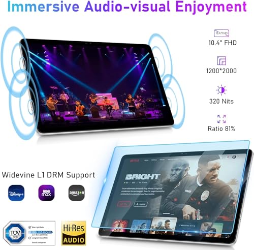 DOOGEE T20 10.4" Tablet: 15GB RAM, 256GB Storage