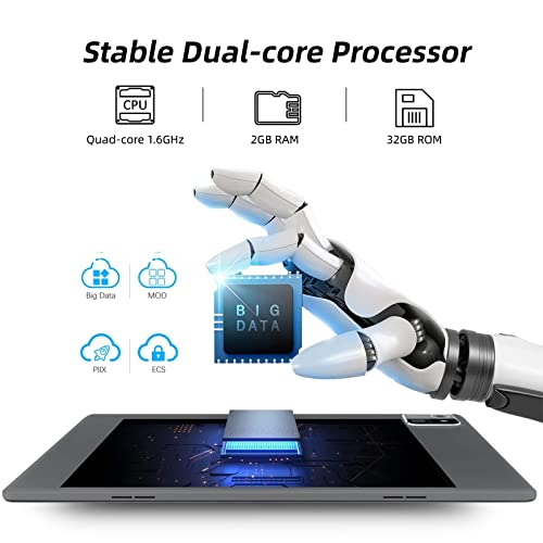 10 inch HiGrace Tablet: Android 12, Quad-core, 32GB