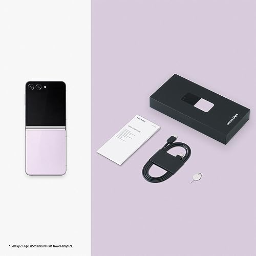 Samsung Galaxy Z Flip5, Unlocked 512GB Smartphone, Lavender