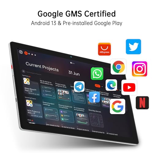 10" Android Tablet, 64GB ROM, Quad-Core, HD Display
