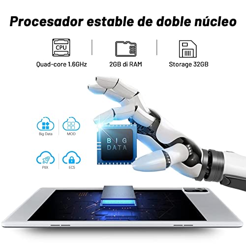 10" Android 12 Tablet w/ Quad-core, 32GB+128GB, WiFi