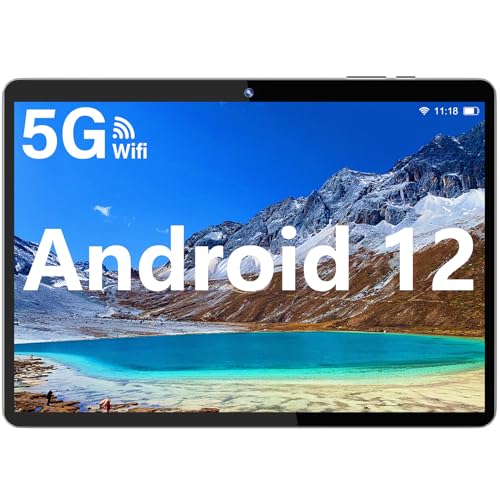 10.1 Inch Android 12 Tablet, 64GB ROM