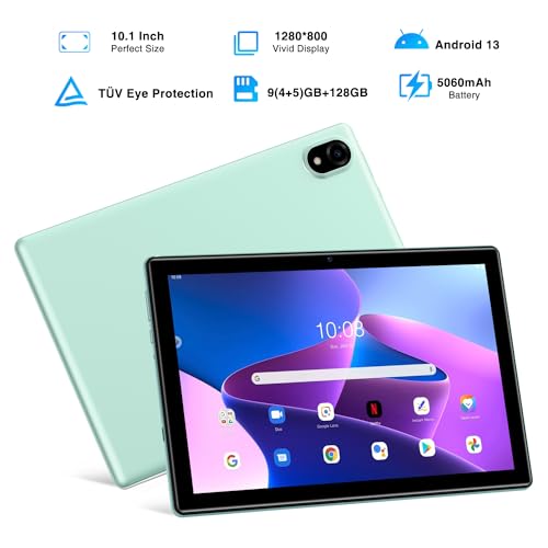 DOOGEE U10 Tablets - 10-inch Android, 9GB+128GB, Green
