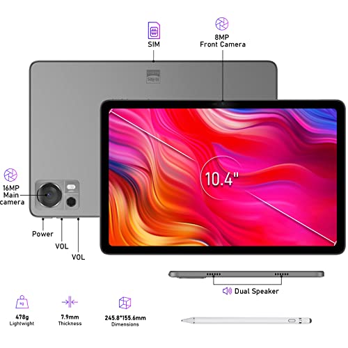 DOOGEE T20 10.4" Tablet: 15GB RAM, 256GB Storage